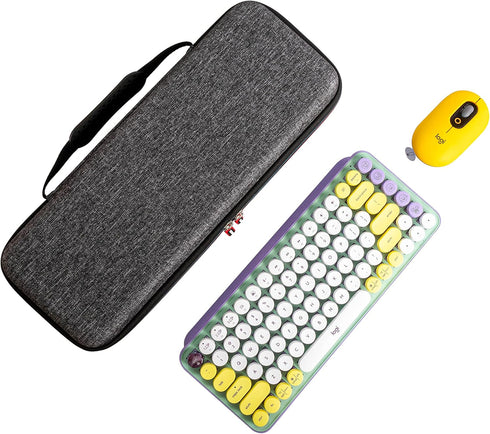 Hard EVA Protective Carrying Storage Case for Logitech POP Wireless Mouse and POP Keys Mechanical Keyboard Combo...