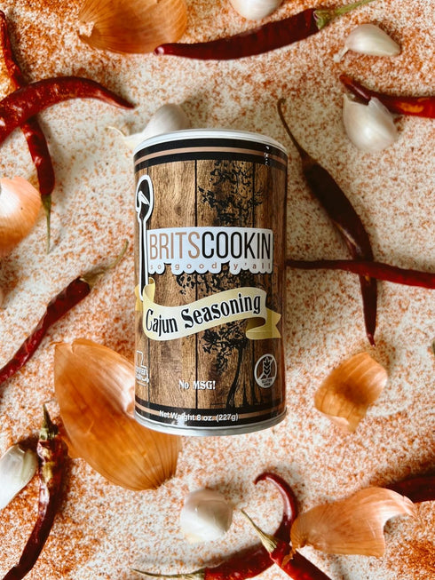 Britscookin - Cajun Seasoning 8 oz, Pack of 1...