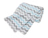 American Baby Company 100% Natural Cotton Sweater Knit Swaddle Blanket, Blue, Soft Breathable, for Boys and Girls...
