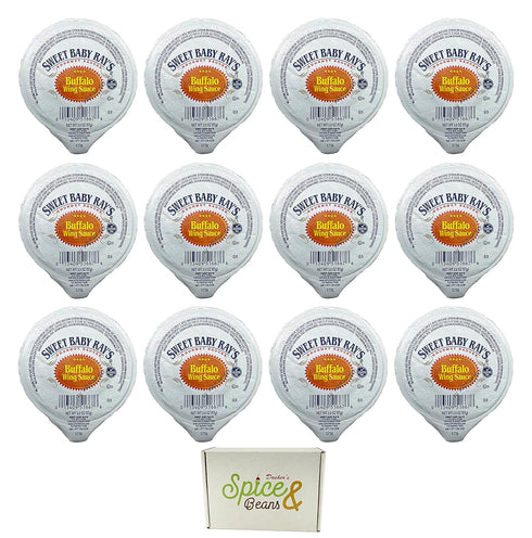 Wing Night Sauce Essentials 2 oz. Dipping Cups By DSB | (12 Pack, Buffalo)...