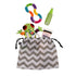 J.L. Childress 5-in-1 Diaper Bag Organizer for Diaper Bag, Purse or Travel Bag, 5 Piece Set, Grey/Chevron...