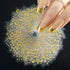 30 Sheets Gold Nail Art Stickers 3D Self-Adhesive Nail Decals Gold Geometric Line Star Leaf Diamond Nail Stickers Supplies for Acrylic Nails Manic...