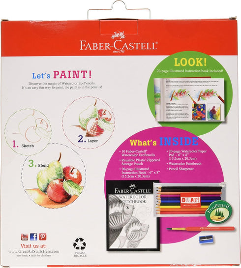Faber-Castell Do Art Watercolor Pencils - Watercolor Set for Beginners...