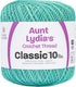Aunt Lydia Coats Crochet Crochet, Cotton Classic Size 10, Aqua...