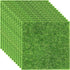 Elcoho 12 Pieces Fake Grass for Crafts Fairy Garden Grass 6 x 6 Inches Artificial Garden Grass for Miniature Ornament Garden Dollhouse DIY Decorat...