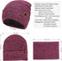 mysuntown Beanie Hat Scarf Gloves Set, Women Men Hats 3-Pieces, Fleece Lined, Touchscreen Gloves, Winter Hats for Women 2024...