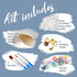 Lin-A-Lex DIY Paint by Numbers for Adults, Fox Girl, Beginner Friendly Painting Kit with Soft Brushes, Acrylic Pigment Oils, Arts and Craft for Ho...