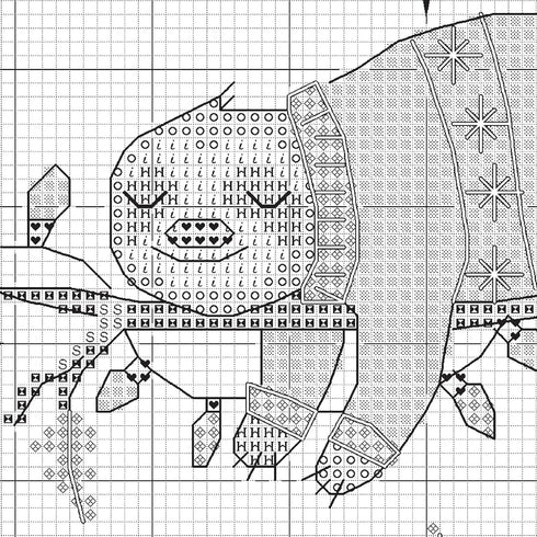 Dimensions 72-09004 Holiday Sloth Christmas Counted Cross Stitch Kit for Beginners, 6" D, 14 Cnt. White Aida, 5pcs...