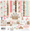 Carta Bella Paper Company Farmhouse Market Collection Kit paper, pink, teal, black, woodgrain, cream, 12-x-12-Inch...