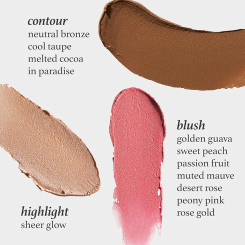 Julep Skip the Brush Cream to Powder Bronzer & Contour Stick - In Paradise Darker skin tones - Long Lasting Blendable and Buildable Color -Multi-U...