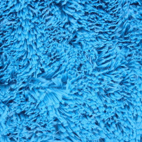 Shaggy faux fur plush fabric for sewing/Minky fabric for plushies & many more ? 39.5x29.5 inch ? pile length 3/4 inch (20 mm) ? BLUE...