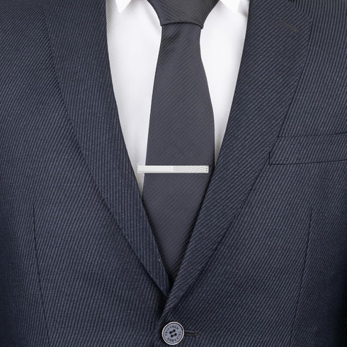 Tie Clips for Men, Black Gold Silver Tie Bar clip Set Gift for Groom Husband Boyfriend...