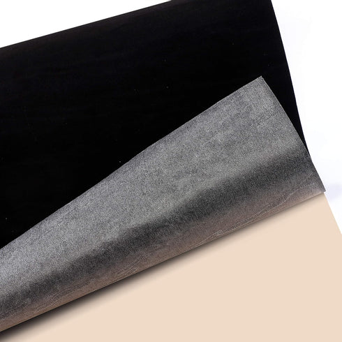 Self Adhesive Sheets, Adhesive DIY Felt Sheets for Art & Crafts, Peel & Stick Drawer/Jewelry Box Liner, Solid Color Felt Wallpaper (14.6" x 39.4",...