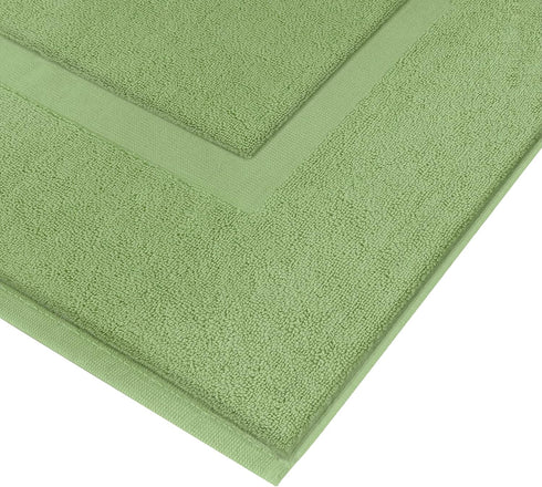 Utopia Towels Cotton Banded Rug, Bath Mats, Not a Bathroom Rug, 21 by 34 Inches, 100% Ring Spun Cotton, Highly Absorbent Shower Bathroom Floor Mat...