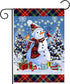 Merry Christmas Cute Snowman Red Parrot Garden Flag House Flag Spring Welcome Garden Flags Double Sided Printed Flags for Patio Lawn Home Outdoor ...