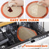 Silicone Baking Mats Set of 2 Round Non-Stick Reusable Air Fryer Linner - Best German Silicone - 8 inch...
