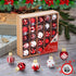 1 Inch Mini Red & White Peppermint Glass Ball Christmas Ornaments Set of 25 Balls | Miniature Christmas Tree Ornaments | Rustic Christmas Decorati...