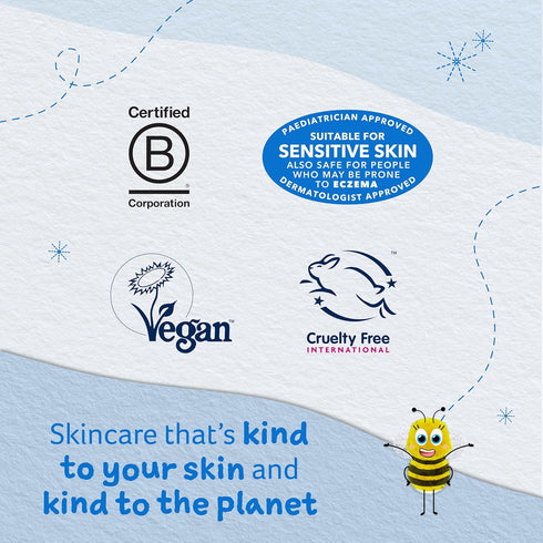 Childs Farm, Kids 3 in 1 Swim, Strawberry and Organic Mint 250 ml, Body Wash, Shampoo and Conditioner, Suitable for Dry, Sensitive and Eczema-Pron...