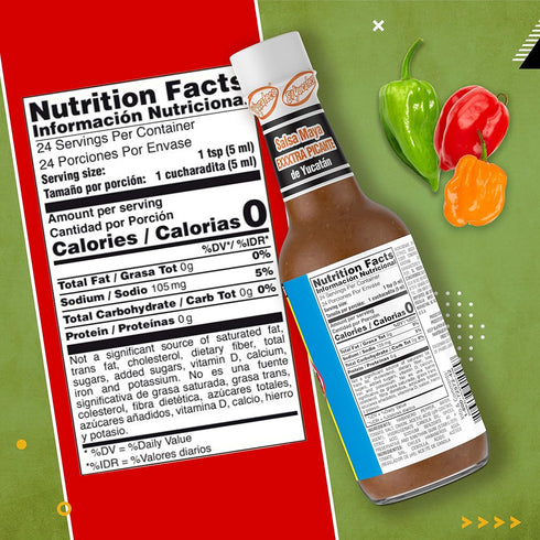 El Yucateco XXXtra Hot Habanero Sauce, 4 oz., 6 Pack,11,250 Average Scoville Units, Gluten Free, Sugar Free...
