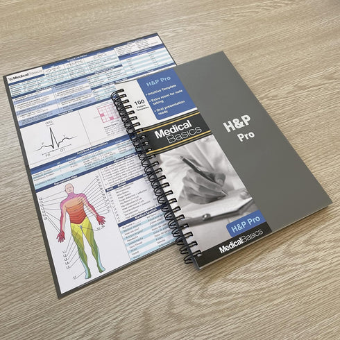 H&P Pro Notebook (Extra Space for Note-taking) – Medical History and Physical Notebook for medical students, residents, nurse practitioner NP, and...