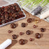 CHGCRAFT 100Pcs 3 Size 1-Hole Plastic Buttons Round Brown Plastic Imitation Leather Buttons Set for Blazer Suits Sport Coat Uniform Jacket Sewing ...