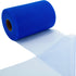 Tulle Fabric Roll | 6” by 100 Yards | Polyester Spool for Crafts Decorations Tutu Weddings Costumes Skirts Parties and More – by Craft Forge (Blue...