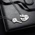 YEEQIN 2PCs Couples Necklaces, Couple Necklace Set, Gifts for Girlfriend Wife, Personalized Couples Jewelry - You Hold The Key to My Heart Forever...