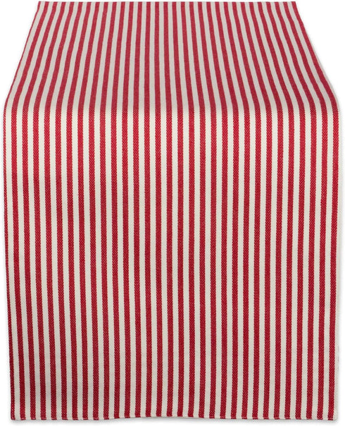 DII 14x108 Reversible Cotton Table Runner, Santa's Workshop - Perfect for Dinner Parties, Christmas, Holidays, or Everyday use...