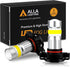 Alla Lighting 2800lm PSX24W 2504 LED Fog Light Bulbs 3000K Amber Yellow Xtreme Super Bright COB-72 SMD 12V122766...