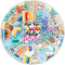 50 PCS Swimming Stickers Swim Decal Vinyl Waterproof Aesthetic for Laptop Water Bottles Luggage Computer Phone Case Skateboard Car Perfect Gifts f...