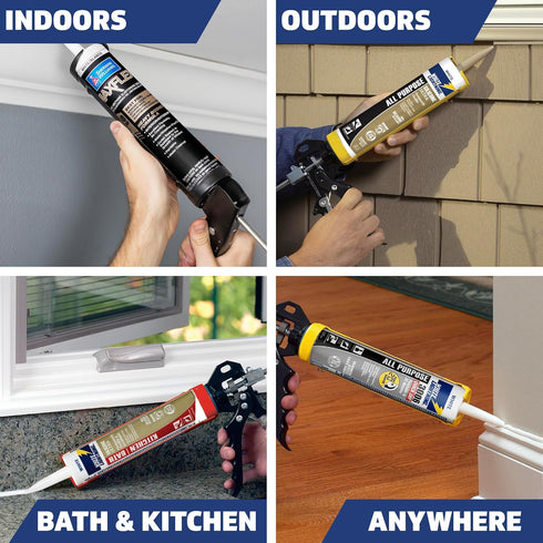 White Lightning W11000010 3006 Ultra All Purpose Elastomeric Sealant, 10 OZ...