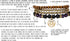 SPUNKYsoul Lotus New Beginnings Bracelet Hematite Amethyst and Lava for healing Stack Bracelet Set Collection...