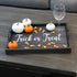 Elegant Designs, 15.50" x 12", Trick or Treat Decorative Wood Serving Tray w/Handles, Black Wash Trick & Treat (HG2000-KTT)...