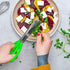 Westmark Germany Stainless Steel 5-Blade Herb Scissors with Cleaning Comb (Green)...