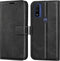 Moto G Pure Phone Case Wallet Black, Motorola Moto G Pure Leather Flip Case with Card Holder Kickstand Magnetic Closure Slim Phone Case Cover for ...