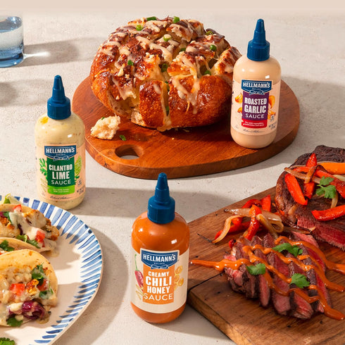 Hellmann's Drizzle Sauce for an exciting Condiment, Dip, Drizzle and Dress Mixed, Gluten Free, Dairy Free, No Artificial Flavors, No High-Fructose...