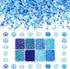 PH PandaHall 8000pcs 2mm Blue Seed Beads, Craft Glass Beads Pony Waist Bead 12/0 Mini Spacer Bead for Friendship Bracelet Making Summer Ocean Sea ...