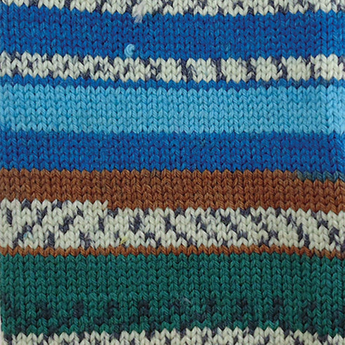 Patons Kroy Socks Yarn, 2-Pack, Route 66 (Blue, Green, and Brown Yarn)......