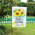Hello Sunshine Garden Flag Sunflower Summer Fall Outdoor Yard Flags for Garden Decor Double Sided 12.5X18 Inch (Sunflower)...