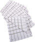 KAF Home Pantry 100% Cotton Checkered Grid Dish Cloths | Set of 6, 12 x 12 Inches | Absorbent and Machine Washable | Perfect for Cleaning Counters...