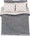 Dollhouse Bedding, 5 Piece Set with Comforter & Pillows, Blanket, Realistic Bedroom Accessories for 6 inch Dolls, 1/12 Scale, Gray and White Linen...