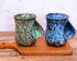 18oz Ceramic Hand Warmer Mug, Novelty Hand Warmer Coffee Mug, Tea Mug, Keep Your Hands Warm, Comfy Handwarmer, Microwave And Dishwasher Safe (Blue...
