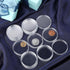 20 Pcs Coin Capsules 40mm Coin Protectors Case Coin Collection Holder Storage Container Clear Rounds Coin Case for Coin Collection Supplies Storag...