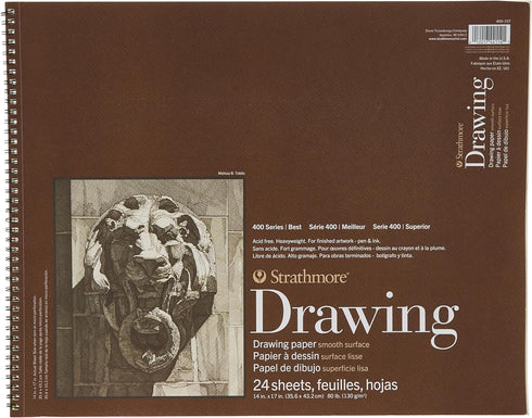 Strathmore (400-107 400 Series Drawing, Smooth Surface, 14x17, White...