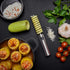Lurch Germany Twister Stainless Steel Vegetable Drill | Fruit Corer And Veggie Spiralizer Ergonomic Handle With 4 Sizes for Coring and Hollowing o...