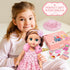 Doll Suitcase Travel Set, 18 inch Doll Clothes and Accessories - 26 Pcs Travel Pillow, Unicorn Bag, Sunglasses, Camera, Computer, Phone, Passport,...