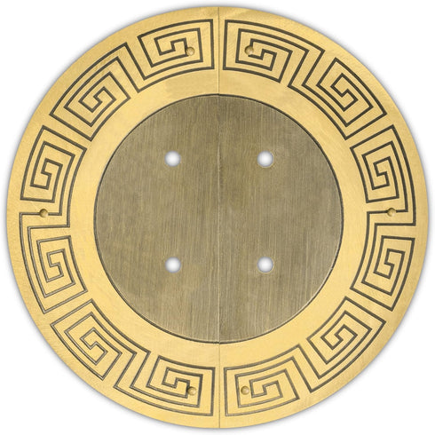 Hardware Philosophy Tibetan Brass Cabinet Face Plate Set 5.5 Inches - Architectural, Interior Design, Furniture Cabinet Customization Hardware...