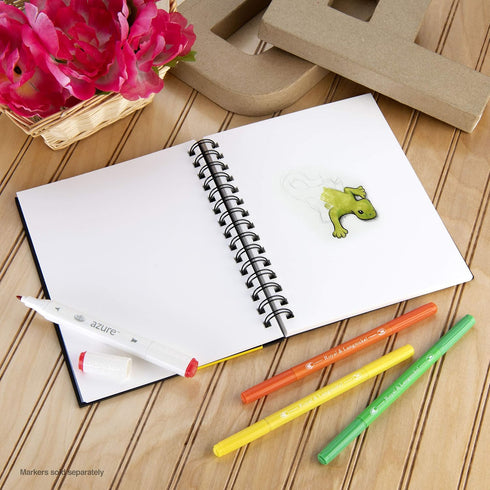 Bee Paper - 5.5" x 8" Creative Marker Drawing Journal...