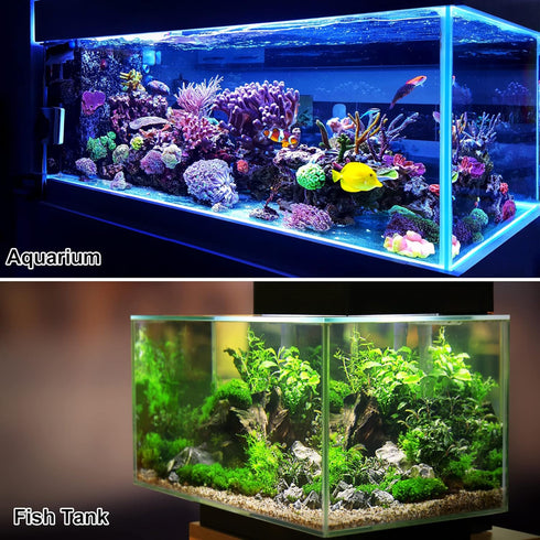 VOCOSTE Coral Reef Decor, Mini Faux Coral Decor for Aquarium Decorations, Black Red,6.5"x5.83"...