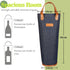 Tirrinia Single Wine Gift Tote Bag, Insulated Padded Thermal Wine Bottle Carrying Cooler Carrier for Travel, Picnic, Great Gift for Wine Lover, Da...